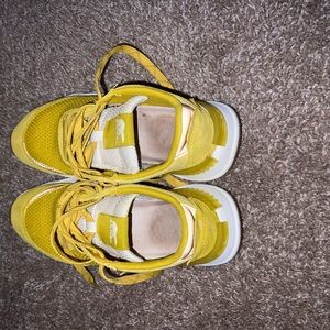 Yellow Athletic Shoes